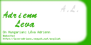 adrienn leva business card