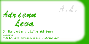 adrienn leva business card